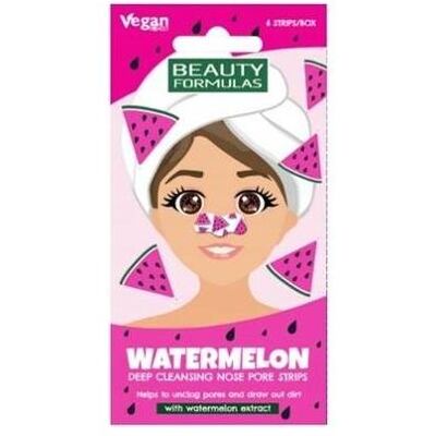 Gesichtsreinigung, Wassermelone Tiefenreinigende Nasenstrips - 6 Stück (Reinigungstücher Gesicht) Gesichtsreinigung, Wassermelone Tiefenreinigende Nasenstrips - 6 Stück (Reinigungstücher Gesicht)
