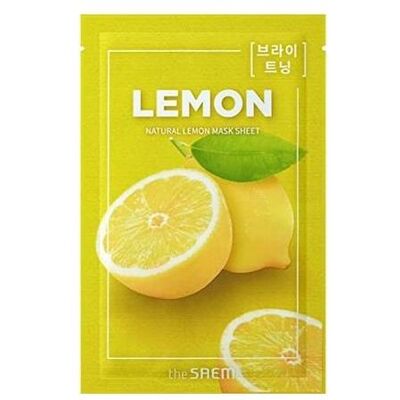 The Saem, Gesichtsmaske, Natural Mask Sheet Lemon The Saem, Gesichtsmaske, Natural Mask Sheet Lemon