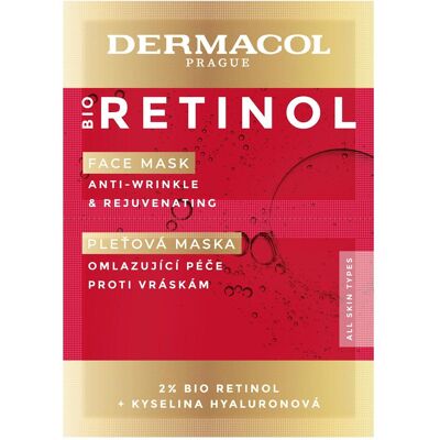 Dermacol Bio Retinol Gesichtsmaske - Feuchtigkeitsspendend, Anti-Falten, Vegan Dermacol Bio Retinol Gesichtsmaske - Feuchtigkeitsspendend, Anti-Falten, Vegan