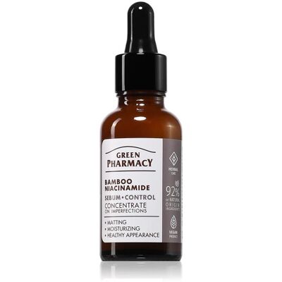 Schubiger, Gesichtsserum, Green Pharmacy Serum na niedoskonałości Bambus + Niacynamid 30ml (30 ml) Schubiger, Gesichtsserum, Green Pharmacy Serum na niedoskonałości Bambus + Niacynamid 30ml (30 ml)