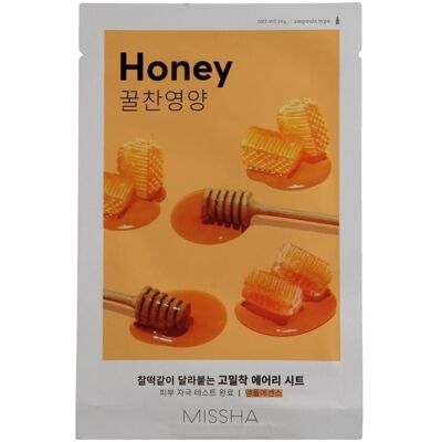 Missha, Gesichtsmaske, - Honey Airy Fit Nourishing Sheet Mask (19 g) (19 g) Missha, Gesichtsmaske, - Honey Airy Fit Nourishing Sheet Mask (19 g) (19 g)