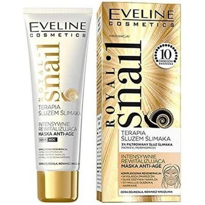 Eveline, Gesichtsmaske, Royal Snail 30+/40+ snail mucus therapy intensively revitalizing anti-age mask 50ml (50 ml) Eveline, Gesichtsmaske, Royal Snail 30+/40+ snail mucus therapy intensively revitalizing anti-age mask 50ml (50 ml)