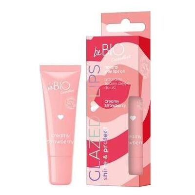 Be Bio, Lippenpflege, Glazed Lips Natural Gel Lip Oil Creamy Strawberry 10ml (10 ml) Be Bio, Lippenpflege, Glazed Lips Natural Gel Lip Oil Creamy Strawberry 10ml (10 ml)