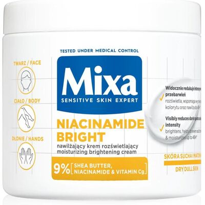 Mixa Niacinamide Bright Körpercreme - Feuchtigkeitsspendend, Hautverfeinerung Mixa Niacinamide Bright Körpercreme - Feuchtigkeitsspendend, Hautverfeinerung