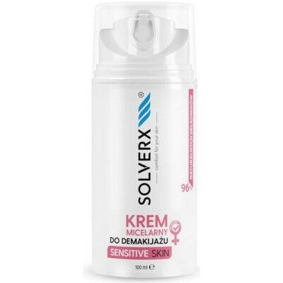 Solverx, Gesichtsreinigung, Sensitive Skin Micellar Face Make-Up Remover For Women For Sensitive Skin 100Ml (Mizellenwasser, 100 ml) Solverx, Gesichtsreinigung, Sensitive Skin Micellar Face Make-Up Remover For Women For Sensitive Skin 100Ml (Mizellenwasser, 100 ml)