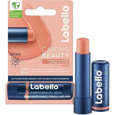 LABELLO, Lippenpflege, Caring Beauty Lip Nude (Lippenpflege Stick, 172.50 ml) LABELLO, Lippenpflege, Caring Beauty Lip Nude (Lippenpflege Stick, 172.50 ml)