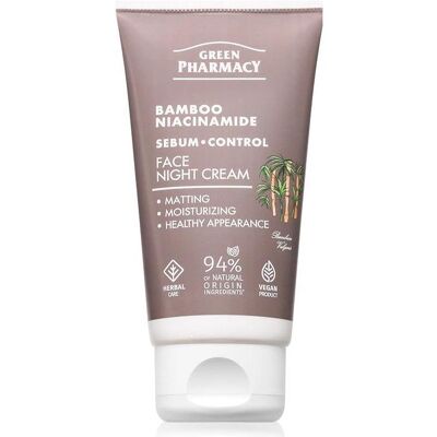 Schubiger, Gesichtsserum, GREEN PHARMACY Bambus + Niacynamid Krem do twarzy na noc 50 ml (50 ml) Schubiger, Gesichtsserum, GREEN PHARMACY Bambus + Niacynamid Krem do twarzy na noc 50 ml (50 ml)