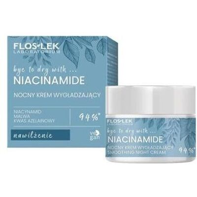 Floslek, Gesichtsserum, FLOS NIACINAMIDE Krem wygładzający noc (50 ml) Floslek, Gesichtsserum, FLOS NIACINAMIDE Krem wygładzający noc (50 ml)