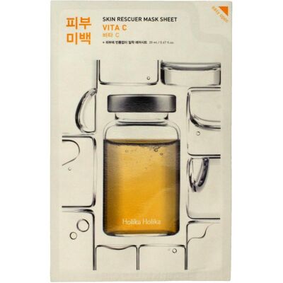 Holika Holika, Gesichtsmaske, Skin Rescue Mask Sheet - Lightening Canvas Mask With Vitamin C Holika Holika, Gesichtsmaske, Skin Rescue Mask Sheet - Lightening Canvas Mask With Vitamin C