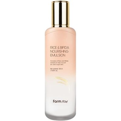 Farm Stay, Gesichtscreme, FARMSTAY Rice & Bifida Nourishing Emulsion odżywcza emulsja do twarzy z Ryżem i fermentami 120ml (120 ml) Farm Stay, Gesichtscreme, FARMSTAY Rice & Bifida Nourishing Emulsion odżywcza emulsja do twarzy z Ryżem i fermentami 120ml (120 ml)