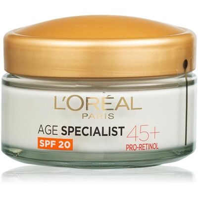 L’Oréal Paris Age Specialist 45+ Tagescreme - Feuchtigkeitscreme SPF 20 50ml L’Oréal Paris Age Specialist 45+ Tagescreme - Feuchtigkeitscreme SPF 20 50ml