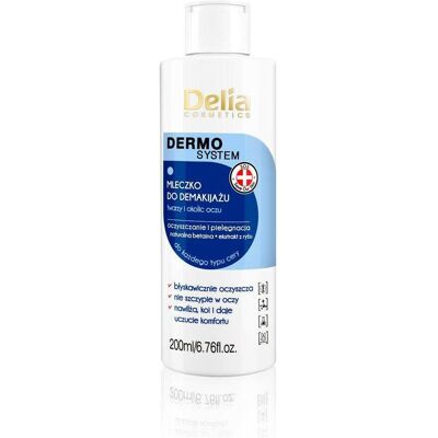 Delia Cosmetics, Gesichtsreinigung, Dermo System Moisturizing Milk Face & Eye Makeup Remover (Reinigungsmilch, 200 ml) Delia Cosmetics, Gesichtsreinigung, Dermo System Moisturizing Milk Face & Eye Makeup Remover (Reinigungsmilch, 200 ml)