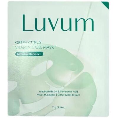Luvum, Gesichtsmaske, Green Citrus Vitamin C Gel Mask 1PC (33 g) Luvum, Gesichtsmaske, Green Citrus Vitamin C Gel Mask 1PC (33 g)