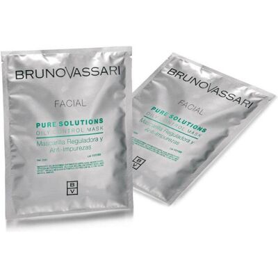 Bruno Vassari, Gesichtsmaske, Pure Solutions Teebaumöl beseitigt Unreinheiten Peel-Off Maske für das Gesicht - 6 Stück, 3 (30 g) Bruno Vassari, Gesichtsmaske, Pure Solutions Teebaumöl beseitigt Unreinheiten Peel-Off Maske für das Gesicht - 6 Stück, 3 (30 g)