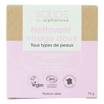 Alphanova, Gesichtsreinigung, Solide Reiniger Gesicht Mandelöl & Jojoba Bio fest (75 g) Alphanova, Gesichtsreinigung, Solide Reiniger Gesicht Mandelöl & Jojoba Bio fest (75 g)