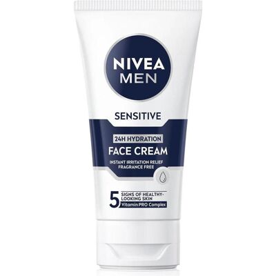 NIVEA, Gesichtsserum, Moisturizing cream for men Sensitive (Face Cream) 75 ml (75 ml) NIVEA, Gesichtsserum, Moisturizing cream for men Sensitive (Face Cream) 75 ml (75 ml)
