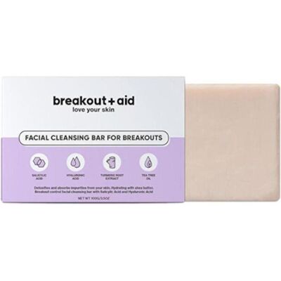 Breakout + Aid, Gesichtsreinigung, Breakout+aid - (Facial Clean sing Bar For Breakouts) 100 g (Gesichtsseife, Reinigungsöl, 100 g) Breakout + Aid, Gesichtsreinigung, Breakout+aid - (Facial Clean sing Bar For Breakouts) 100 g (Gesichtsseife, Reinigungsöl, 100 g)