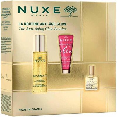Nuxe, Beauty Geschenkset, Anti-Aging Glow Routine Set - Enthält Super Serum 10 Veganes Anti-Aging Tag & Nacht Serum für Fa (Gesichtspflege Set) Nuxe, Beauty Geschenkset, Anti-Aging Glow Routine Set - Enthält Super Serum 10 Veganes Anti-Aging Tag & Nacht Serum für Fa (Gesichtspflege Set)