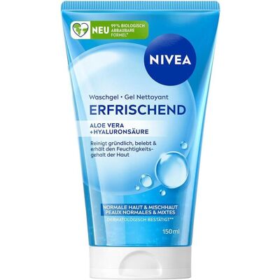 NIVEA, Gesichtsreinigung, Erfrischendes Waschgel (150 ml) NIVEA, Gesichtsreinigung, Erfrischendes Waschgel (150 ml)