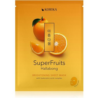Korika, Gesichtsmaske, PEEL - Superfruits Hallabong Brightening Sheet Mask 25 g (25 g) Korika, Gesichtsmaske, PEEL - Superfruits Hallabong Brightening Sheet Mask 25 g (25 g)