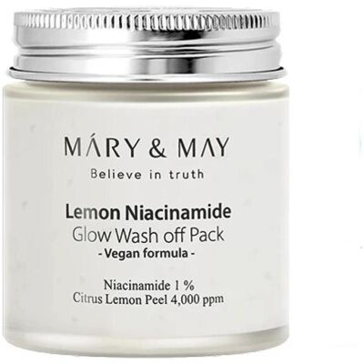 Mary & May Zitronen Niacinamid Glanz Waschmaske - 125g Mary & May Zitronen Niacinamid Glanz Waschmaske - 125g