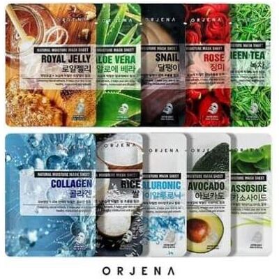 Orjena, Gesichtsmaske, Natural Moisture Mask Korean Face Skin Care K-Beauty Orjena, Gesichtsmaske, Natural Moisture Mask Korean Face Skin Care K-Beauty