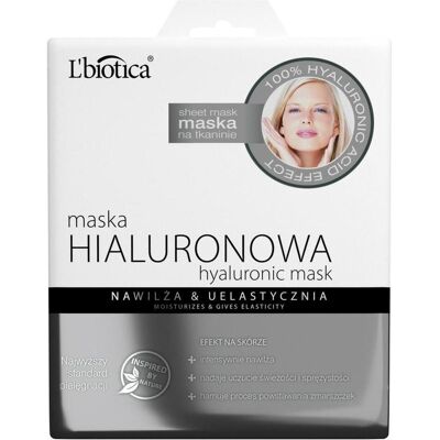 L´Biotica, Gesichtsmaske, L'BIOTICA Hyaluronic Mask on Fabric - spendet Feuchtigkeit & strafft (23 ml) L´Biotica, Gesichtsmaske, L'BIOTICA Hyaluronic Mask on Fabric - spendet Feuchtigkeit & strafft (23 ml)