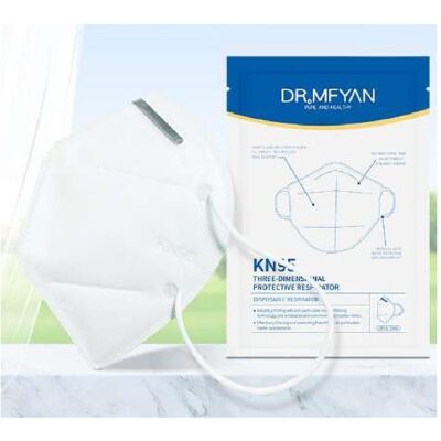 Dr Mfyan, Gesichtsmaske, FFP2 KN95 DREI DIMENSIONALE Atemschutzmasken Dr Mfyan, Gesichtsmaske, FFP2 KN95 DREI DIMENSIONALE Atemschutzmasken