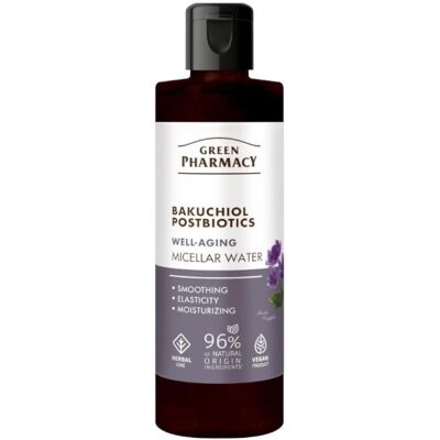Schubiger, Gesichtsreinigung, Green Pharmacy Woda micelarna Bakuchiol + postbiotyki 200ml (Gesichtswasser, 200 ml) Schubiger, Gesichtsreinigung, Green Pharmacy Woda micelarna Bakuchiol + postbiotyki 200ml (Gesichtswasser, 200 ml)