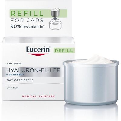 Eucerin, Gesichtsserum, Refill for Mature Skin Cream SPF 15 HYALURON-Filler+3x Effect (Tagespflege-Nachfüllung), 50 ml (50 ml) Eucerin, Gesichtsserum, Refill for Mature Skin Cream SPF 15 HYALURON-Filler+3x Effect (Tagespflege-Nachfüllung), 50 ml (50 ml)