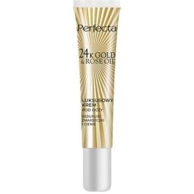 Perfecta, Augenpflege, 24K Gold & Rose Oil Anti-Wrinkle Eye Cream 15Ml (Augenpflege Crème, Tag, 15 ml) Perfecta, Augenpflege, 24K Gold & Rose Oil Anti-Wrinkle Eye Cream 15Ml (Augenpflege Crème, Tag, 15 ml)