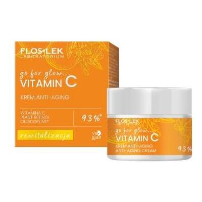 Floslek, Gesichtscreme, Laboratorium Go For Glow Vitamin C Creme Anti-Aging Tag und Nacht 50 Ml (50 ml, Nachtcreme, Tagescreme) Floslek, Gesichtscreme, Laboratorium Go For Glow Vitamin C Creme Anti-Aging Tag und Nacht 50 Ml (50 ml, Nachtcreme, Tagescreme)