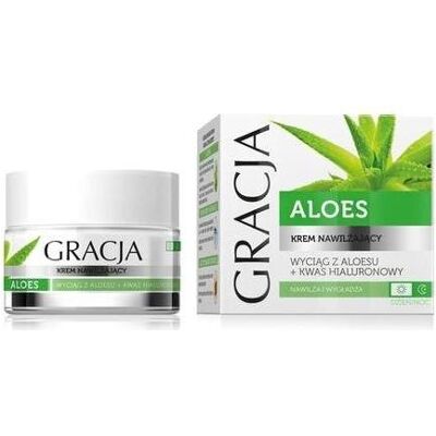 Gracja, Gesichtscreme, Aloe Vera Feuchtigkeitscreme für das Gesicht (50 ml) Gracja, Gesichtscreme, Aloe Vera Feuchtigkeitscreme für das Gesicht (50 ml)