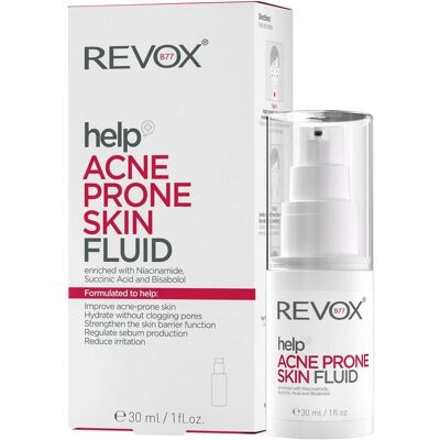 Revox B77 Hilfe Akne Neigung Haut Fluid - Feuchtigkeitsspendende Aknebehandlung Revox B77 Hilfe Akne Neigung Haut Fluid - Feuchtigkeitsspendende Aknebehandlung