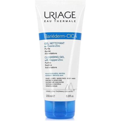Uriage Bariéderm-CICA Kupfer-Zink Reinigungsgel - Hautpflege Uriage Bariéderm-CICA Kupfer-Zink Reinigungsgel - Hautpflege