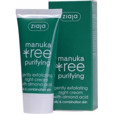 Ziaja Manuka Nachtcreme - Sanfte Peeling-Nachtcreme für Fettige & Mischhaut Ziaja Manuka Nachtcreme - Sanfte Peeling-Nachtcreme für Fettige & Mischhaut