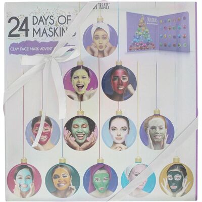 Skin Treats, Gesichtsmaske, Haut Treats 24 Tage Masking Adventskalender 24 X Lehm-Gesichtsmaske (192 ml) Skin Treats, Gesichtsmaske, Haut Treats 24 Tage Masking Adventskalender 24 X Lehm-Gesichtsmaske (192 ml)