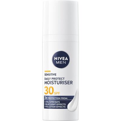 NIVEA MEN, Gesichtscreme, Moisturizing Day Cream For Men Spf 30 - 50 Ml (50 ml, Tagescreme, SPF 30) NIVEA MEN, Gesichtscreme, Moisturizing Day Cream For Men Spf 30 - 50 Ml (50 ml, Tagescreme, SPF 30)
