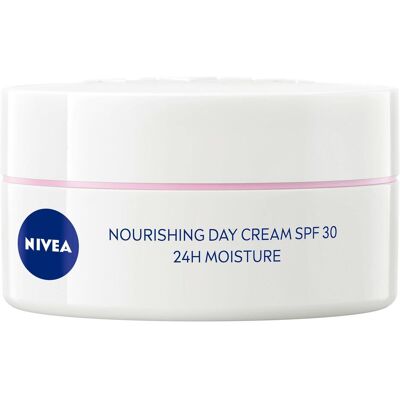 NIVEA, Gesichtscreme, Nourishing Day Cream SPF30 Jar 50ml (50 ml, Tagescreme, SPF 30) NIVEA, Gesichtscreme, Nourishing Day Cream SPF30 Jar 50ml (50 ml, Tagescreme, SPF 30)