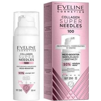 Eveline, Gesichtsserum, Collagen Super Needles 100 Moisturizing Nourishing Mezo-Booster 50ml (50 ml) Eveline, Gesichtsserum, Collagen Super Needles 100 Moisturizing Nourishing Mezo-Booster 50ml (50 ml)