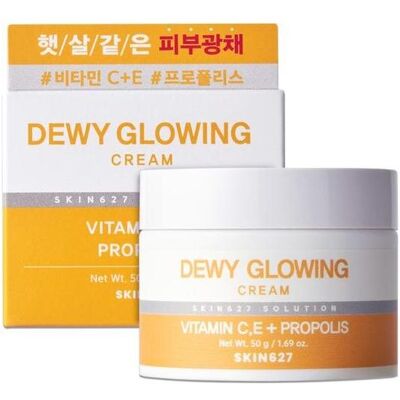 Gesichtscreme, SKIN627 Dewy Glowing Vitamin C krem do twarzy na dzień i na noc 50g (50 ml, Nachtcreme, Tagescreme) Gesichtscreme, SKIN627 Dewy Glowing Vitamin C krem do twarzy na dzień i na noc 50g (50 ml, Nachtcreme, Tagescreme)