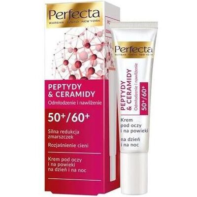 Perfecta, Augenpflege, Peptide und Ceramide Augen- und Augenlidcreme für Tag und Nacht 50+/60+ (Augenpflege Crème, Nacht, Tag, 15 ml) Perfecta, Augenpflege, Peptide und Ceramide Augen- und Augenlidcreme für Tag und Nacht 50+/60+ (Augenpflege Crème, Nacht, Tag, 15 ml)