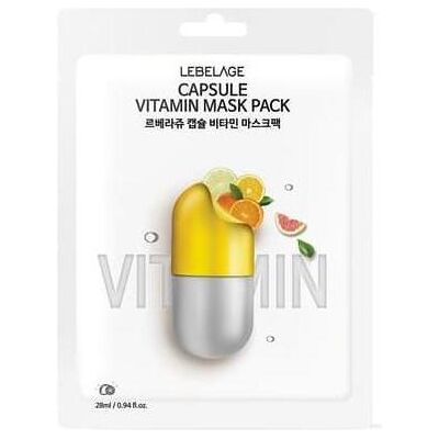 Conny, Gesichtsmaske, Lebelage Dr Capsule Vitamin Face Mask Sheet Conny, Gesichtsmaske, Lebelage Dr Capsule Vitamin Face Mask Sheet