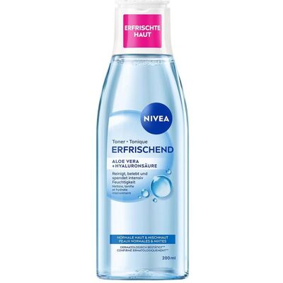 NIVEA, Gesichtsreinigung, Erfrischender Toner (Gesichtswasser, 200 ml) NIVEA, Gesichtsreinigung, Erfrischender Toner (Gesichtswasser, 200 ml)