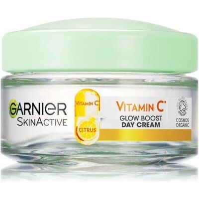 Garnier Skin Naturals Vitamin C Glow Boost Tagescreme - Aufhellend & Glättend Garnier Skin Naturals Vitamin C Glow Boost Tagescreme - Aufhellend & Glättend