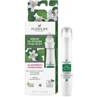 Floslek, Augenpflege, Augen- und Unteraugenserum mit Augentrost und Hesperidin 15 ml (Augenpflege Serum, Tag, 15 ml) Floslek, Augenpflege, Augen- und Unteraugenserum mit Augentrost und Hesperidin 15 ml (Augenpflege Serum, Tag, 15 ml)