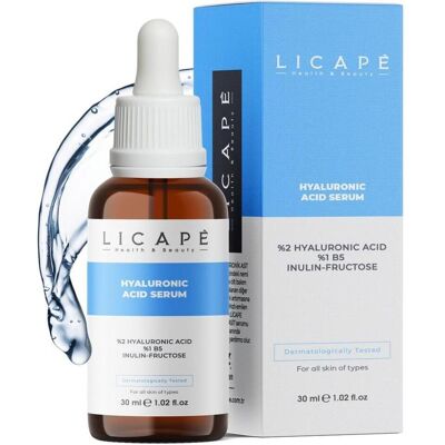 Licape, Gesichtsserum, Hyaluron Serum 30 ml – Feuchtigkeit, Straffung & Pflege mit Panthenol & Peptiden (30 ml) Licape, Gesichtsserum, Hyaluron Serum 30 ml – Feuchtigkeit, Straffung & Pflege mit Panthenol & Peptiden (30 ml)