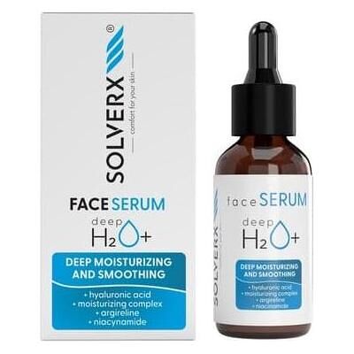 Solverx, Gesichtsserum, Deep H2o Face Serum 30ml - Hydratisierendes Serum für die Haut (30 ml) Solverx, Gesichtsserum, Deep H2o Face Serum 30ml - Hydratisierendes Serum für die Haut (30 ml)