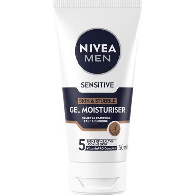 NIVEA, Gesichtscreme, Sensitive Skin & Stubble Gel (50 ml) NIVEA, Gesichtscreme, Sensitive Skin & Stubble Gel (50 ml)