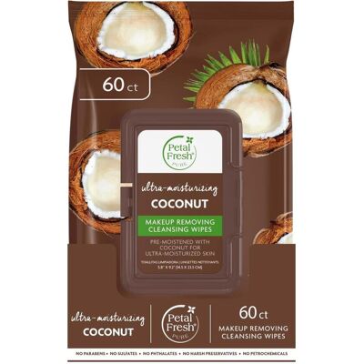 Petal Fresh, Gesichtsreinigung, - Pure Coconut Makeup Removing Wipes (Reinigungstücher Gesicht) Petal Fresh, Gesichtsreinigung, - Pure Coconut Makeup Removing Wipes (Reinigungstücher Gesicht)